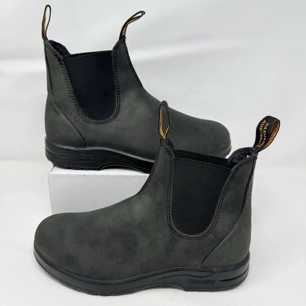 Blundstone 2055 All Terrain Elastic Side Boot Rustic Black Sz 7.5 US M/9.5 US W